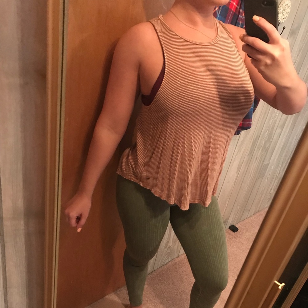 AE Flowy striped tank